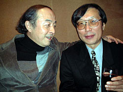 新実徳英氏と池辺晋一郎氏