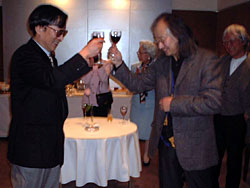 新実氏と矢崎彦太郎氏