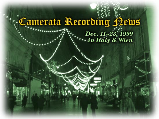 Camerata Recording News