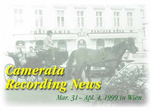 Camerata Recording News