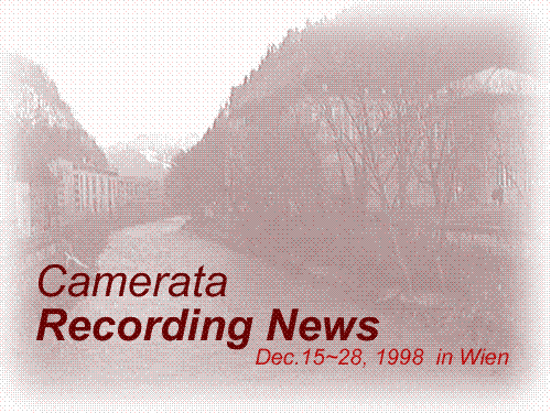 Camerata Recording News